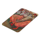 Drei russische Tänzer von Edgar Degas Magnet (Linke Seite)