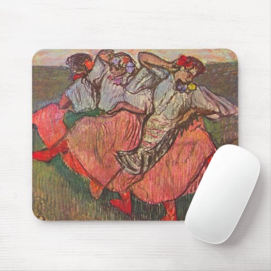 Drei russische Tänzer von Edgar Degas Mousepad (Mit Mouse)