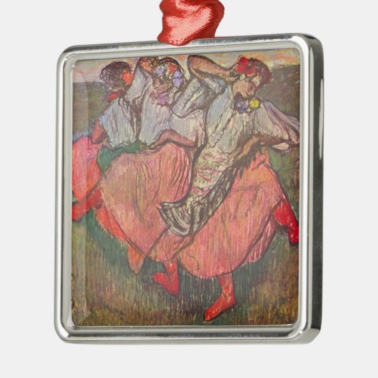 Drei russische Tänzer von Edgar Degas Ornament Aus Metall (Links)