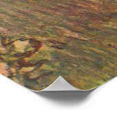 Drei russische Tänzer von Edgar Degas Poster (Ecke)