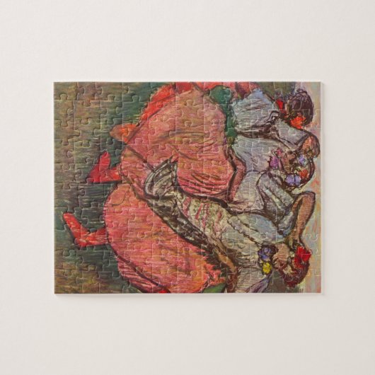 Drei russische Tänzer von Edgar Degas Puzzle (Horizontal)