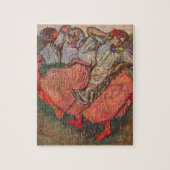 Drei russische Tänzer von Edgar Degas Puzzle (Vertikal)