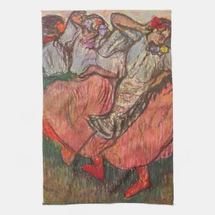Drei russische Tänzerinnen von Edgar Degas Handtuch