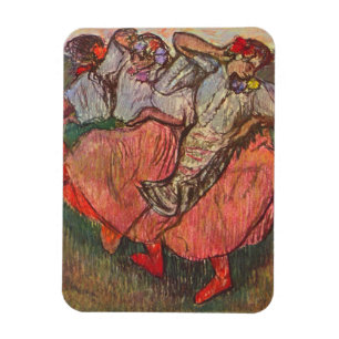 Drei russische Tänzerinnen von Edgar Degas Magnet