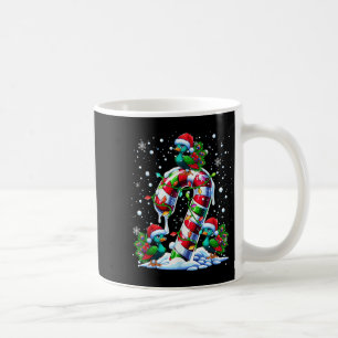 Drei Santa Peas auf Candy Cane Weihnachtskids Todd Kaffeetasse