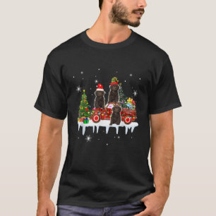 Drei Santa-Rentiere-Elfen-Sproodles auf Xmas-Picku T-Shirt