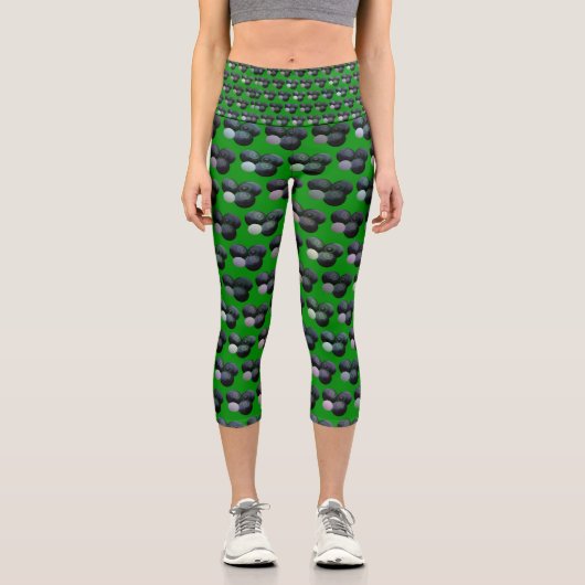 drei Schachteln mit schwarzem Rasen und Jack, Capri Leggings (Vorderseite)