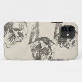Drei Schädel Case-Mate iPhone Hülle (Rückseite (Horizontal))