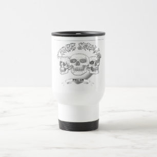 Drei Schädel-Friedensreise/Pendler-Tasse Reisebecher