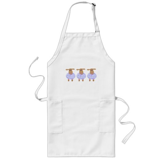 Drei Schafcafés Lange Schürze (Vorne)