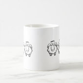 drei Schafe Kaffeetasse (Mittel)