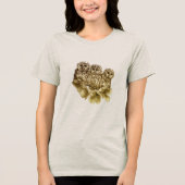 Drei Schafe und Baumzweig Tri-Blend Shirt (Vorderseite)