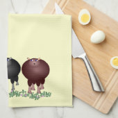 Drei Schaftuch Küchentuch (Viertel Falte)