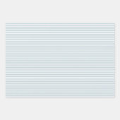 Drei Schattierungen mit blauen Streifen Geschenkpapier Set (Vorderseite 3)