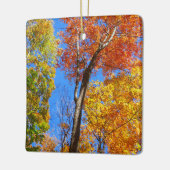 Drei Schattierungen von Ahornbäumen Keramikornament (Links)