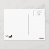 Drei Schattierungen von Ahornbäumen Postkarte (Rückseite)