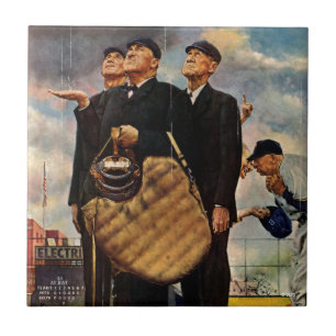 Drei Schiedsrichter Fliese