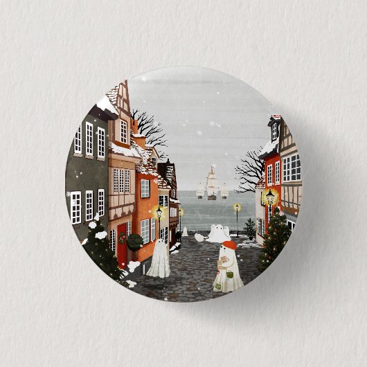 Drei Schiffe Button (Vorderseite)