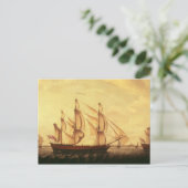 Drei Schiffe der Hudson Bay in der Themse Postkarte (Stehend Vorderseite)