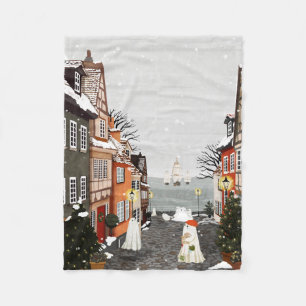 Drei Schiffe Fleecedecke
