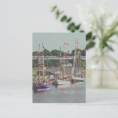 Drei Schiffe kamen ins Segeltörn Postkarte (Stehend Vorderseite)