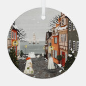 Drei Schiffe Ornament Aus Glas (Rückseite)