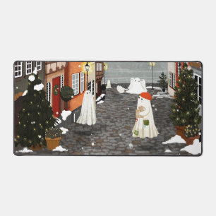 Drei Schiffe Schreibtischunterlage