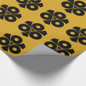 Drei Schlangenaugen mit Schwertern Geschenkpapier (Ecke)
