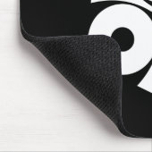 Drei Schlangenaugen mit Schwertern Mousepad (Ecke)