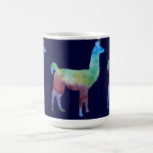 Drei schlanke Colorwashed Lamas Kaffeetasse (Mittel)