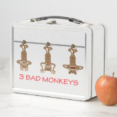 Drei schlechte Affen Metall Lunch Box (Beispiel)