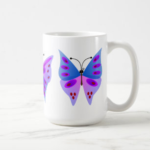 Drei Schmetterlinge Kaffeetasse