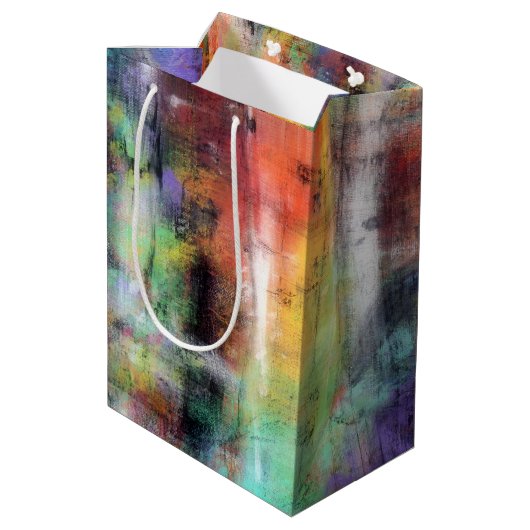 Drei Schmetterlinge Mittlere Geschenktüte (Rückseite Schrägansicht)