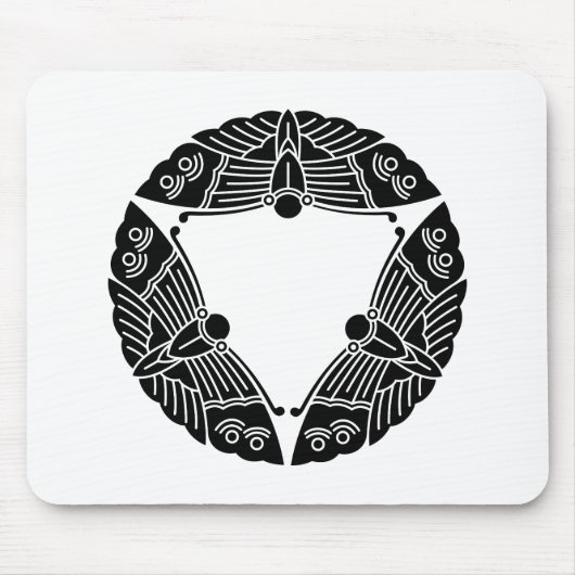 Drei Schmetterlinge Mousepad (Vorne)