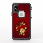 Drei Schmuckstücke Rose (Rückseite)