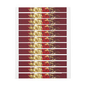 Drei Schmuckstücke Rose (Bogen)