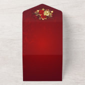 Drei Schmuckstücke Rose All In One Einladung (Außenbereich)