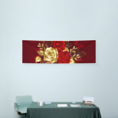 Drei Schmuckstücke Rose Banner (Messeveranstaltung)