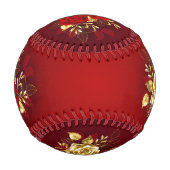 Drei Schmuckstücke Rose Baseball (Vorderseite)