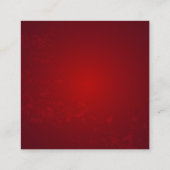 Drei Schmuckstücke Rose Begleitkarte (Rückseite)