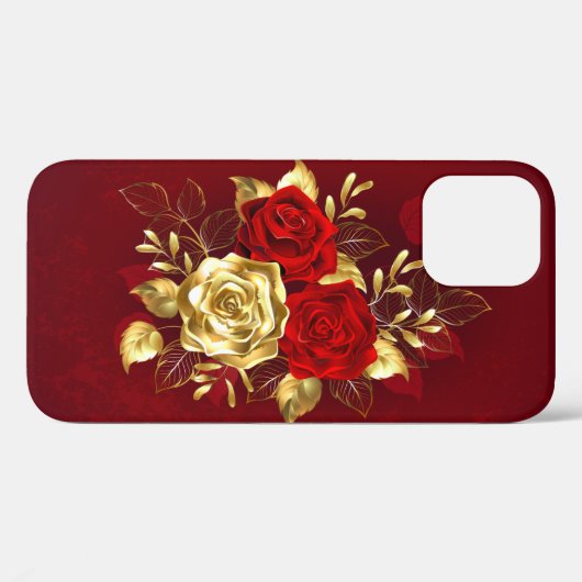 Drei Schmuckstücke Rose Case-Mate iPhone Hülle (Rückseite (Horizontal))