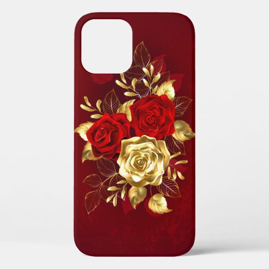 Drei Schmuckstücke Rose Case-Mate iPhone Hülle (Rückseite)