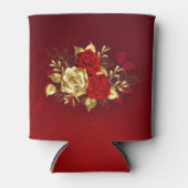 Drei Schmuckstücke Rose Dosenkühler (Vorderseite)