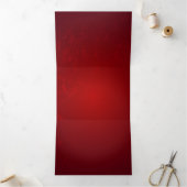 Drei Schmuckstücke Rose Dreifach Gefaltete Karte (Innenseite)