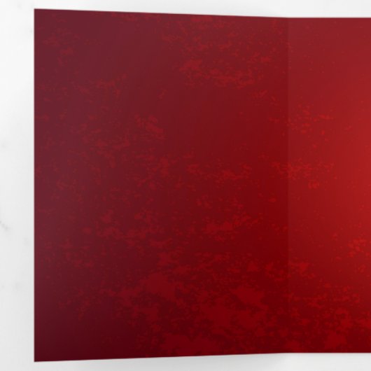 Drei Schmuckstücke Rose Dreifach-gefaltete Programmkarte (Innen Erste Seite)