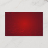 Drei Schmuckstücke Rose Empfehlungskarte (Rückseite)