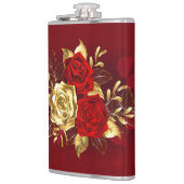 Drei Schmuckstücke Rose Flachmann (Links)