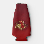 Drei Schmuckstücke Rose Flaschenkühler (Vorderseite)