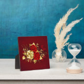 Drei Schmuckstücke Rose Fotoplatte (InSitu)