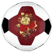 Drei Schmuckstücke Rose Fußball (Gedreht)